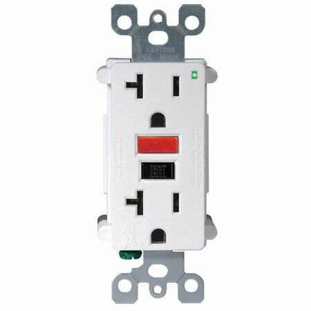 LEVITON Rounded Corner GFCI Outlet R02-N7899-OKW